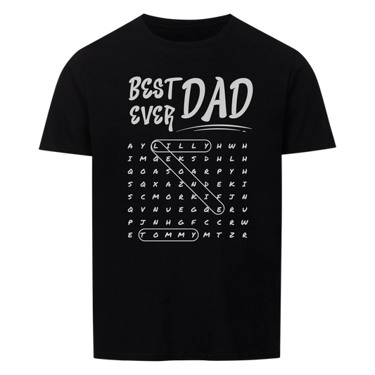 Best Dad Ever Word Search -- T-Shirt Unisex