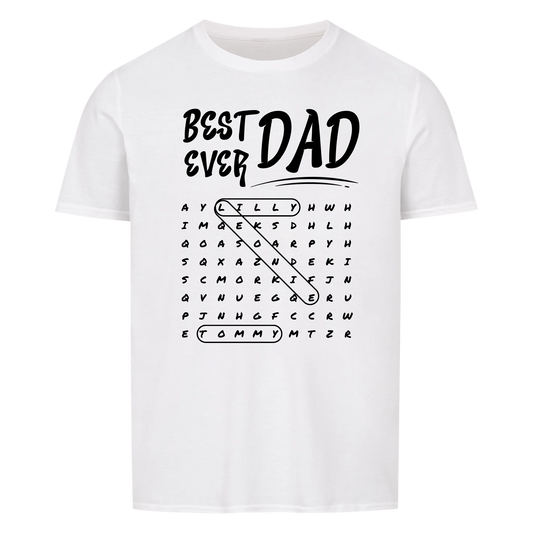 Best Dad Ever Word Search -- T-Shirt Unisex
