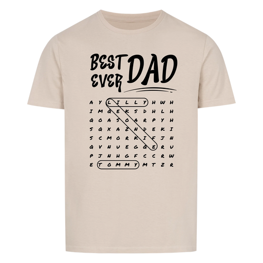 Best Dad Ever Word Search -- T-Shirt Unisex