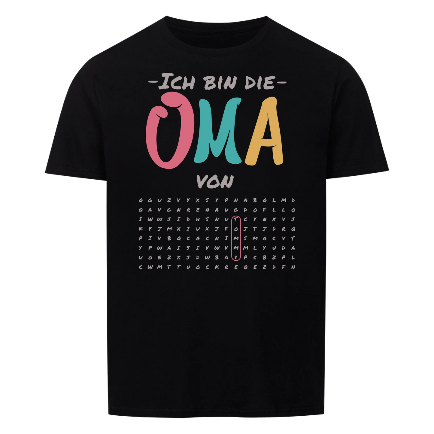 Ich bin die Oma von "Suchworträtsel" -- T-Shirt Unisex