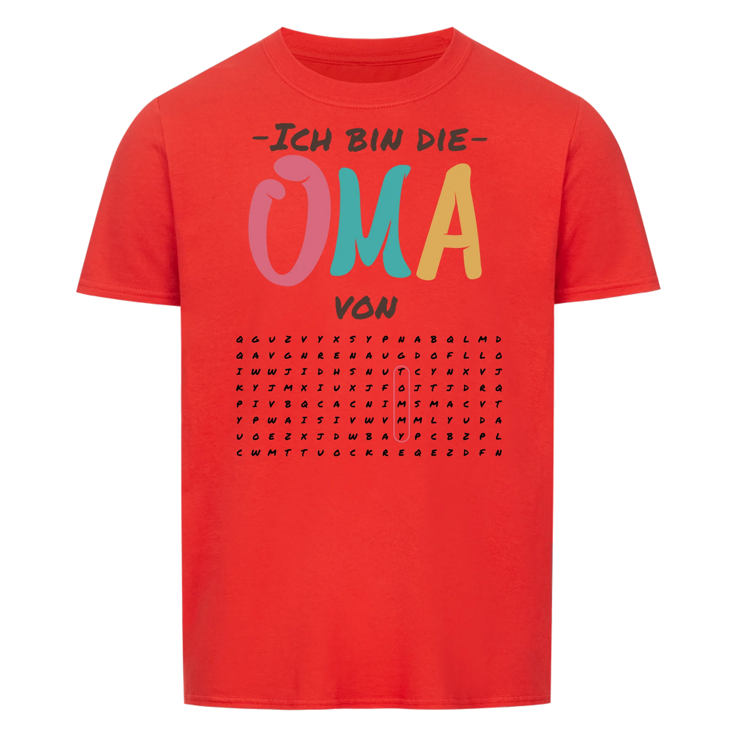 Ich bin die Oma von "Suchworträtsel" -- T-Shirt Unisex