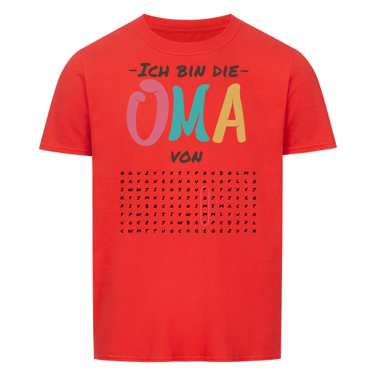 Ich bin die Oma von "Suchworträtsel" -- T-Shirt Unisex