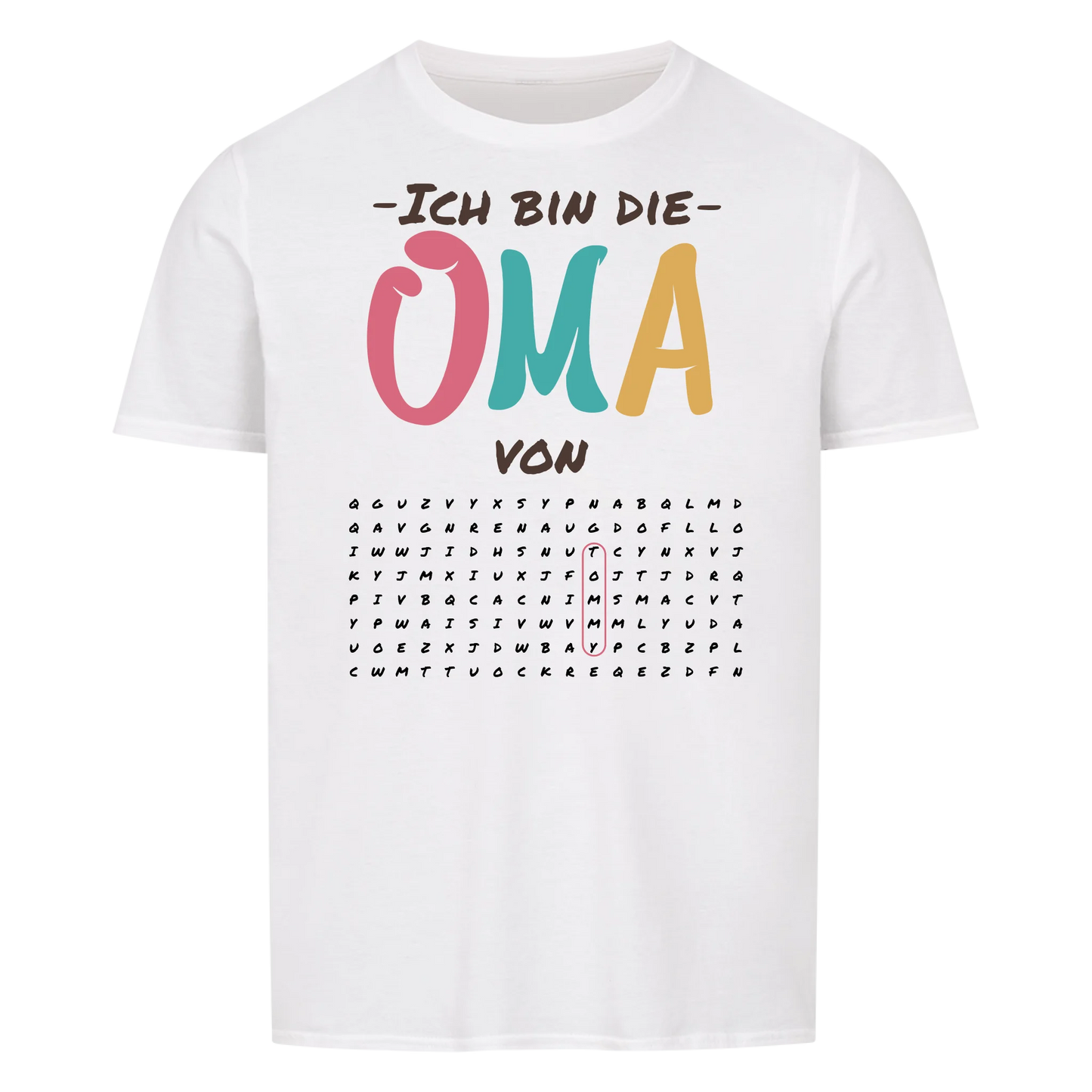 Ich bin die Oma von "Suchworträtsel" -- T-Shirt Unisex