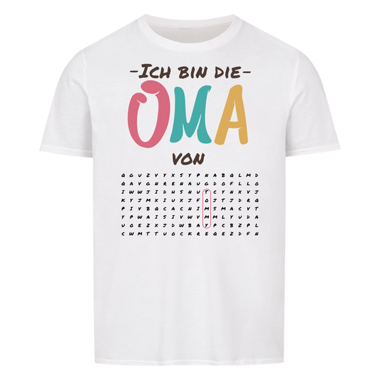 Ich bin die Oma von "Suchworträtsel" -- T-Shirt Unisex