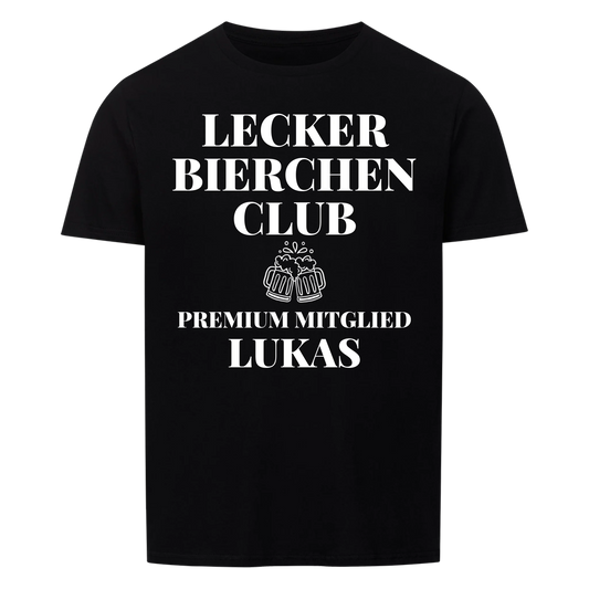 Lecker Bierchen Club Premium Mitglied -- T-Shirt Unisex