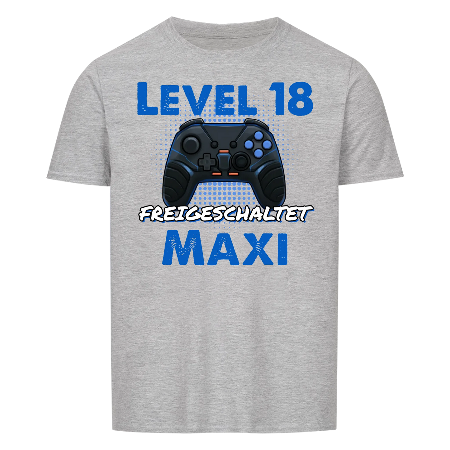 Level 18 freigeschaltet - T-Shirt Unisex - personalisiert