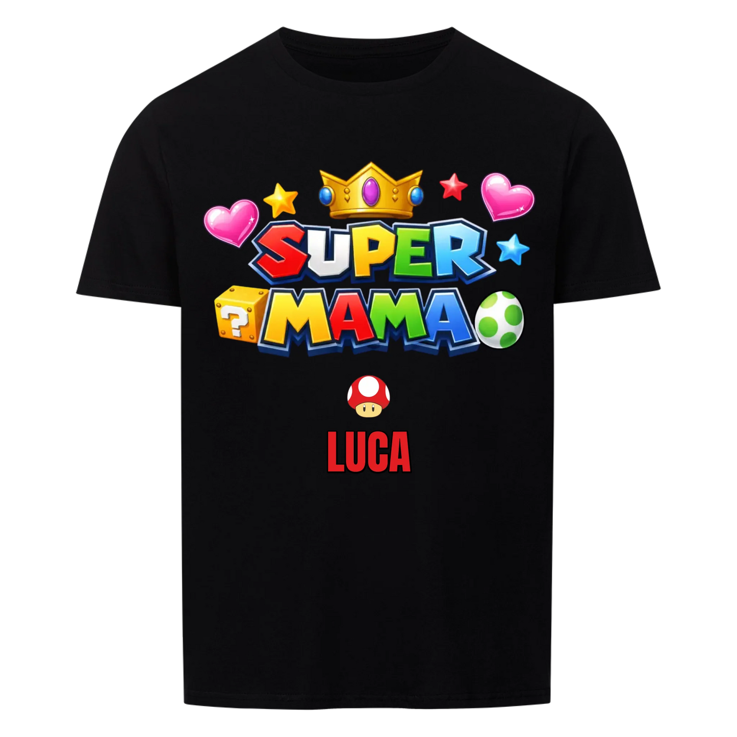 Super Mama mit Krone -- T-Shirt Unisex