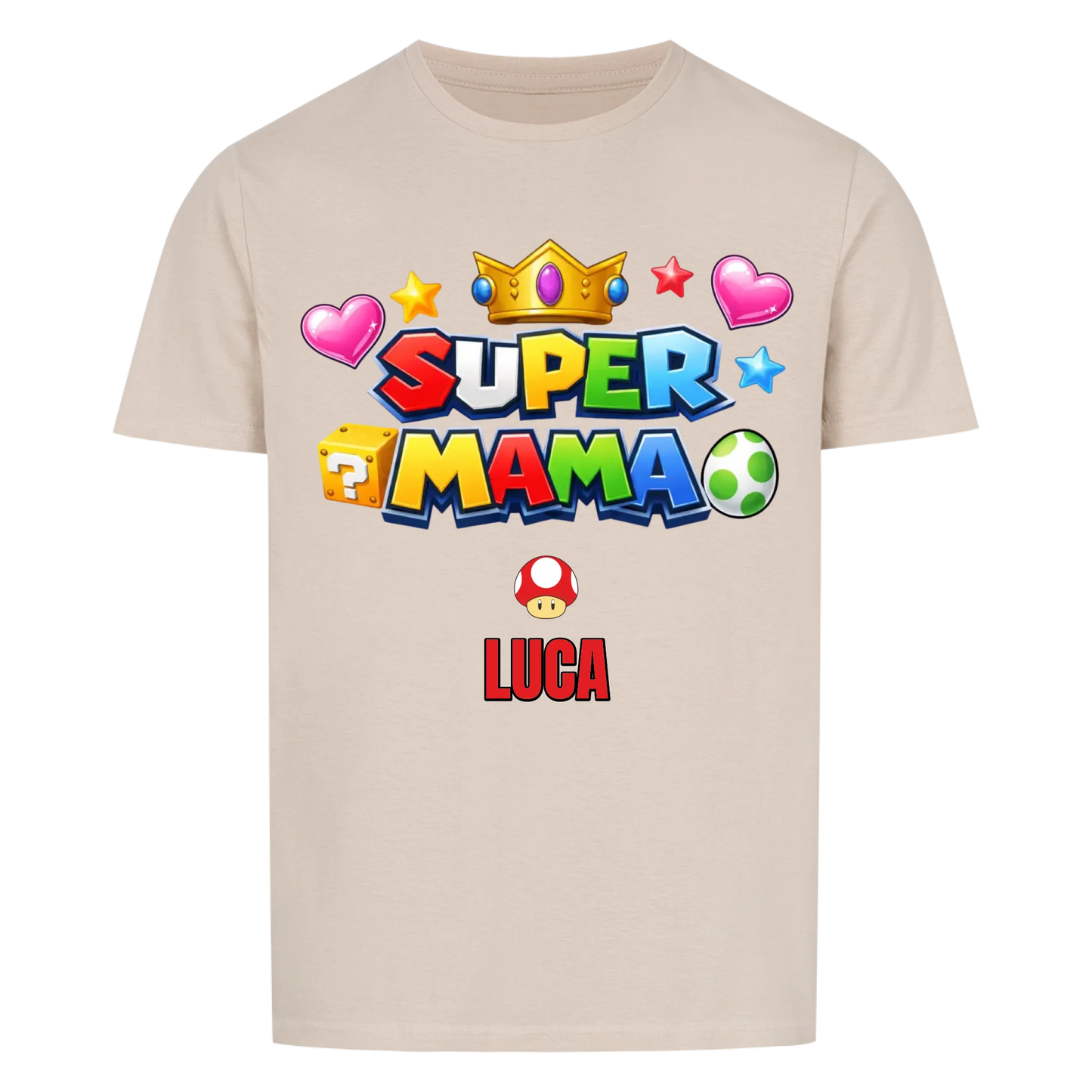 Super Mama mit Krone -- T-Shirt Unisex