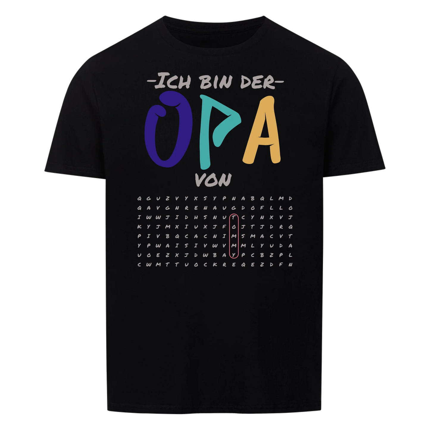 Ich bin der Opa von "Suchworträtsel" -- T-Shirt Unisex
