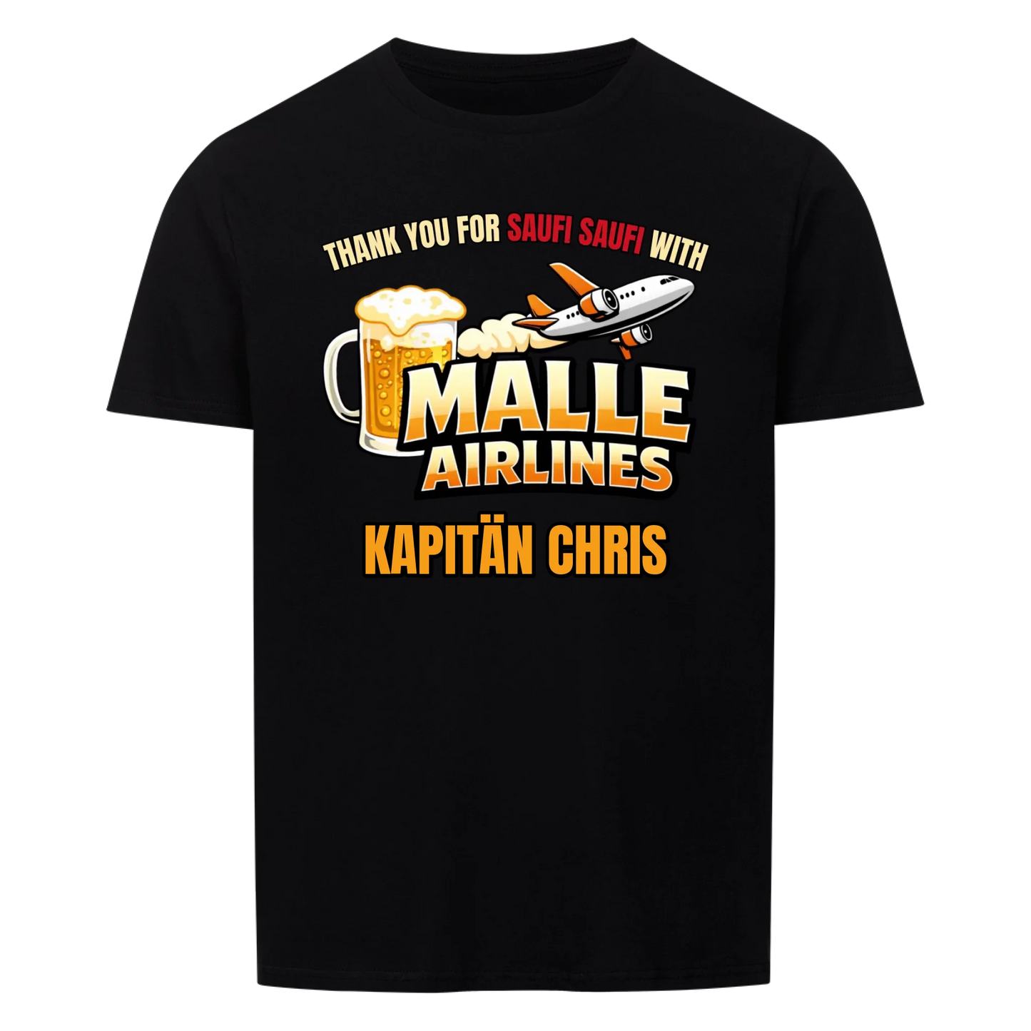 Thank you for Saufi Saufi with Malle Airlines -- T-Shirt Unisex