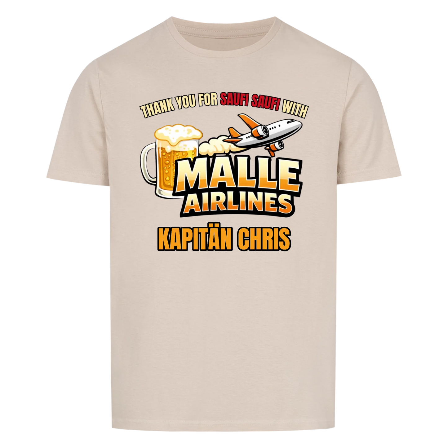 Thank you for Saufi Saufi with Malle Airlines -- T-Shirt Unisex