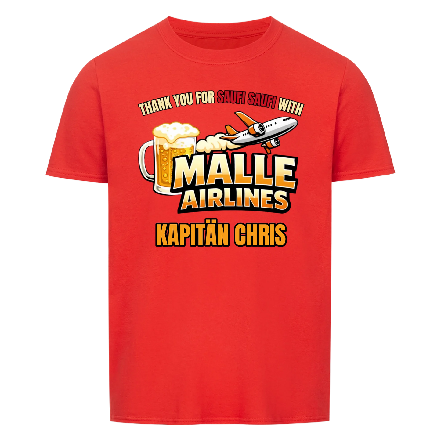 Thank you for Saufi Saufi with Malle Airlines -- T-Shirt Unisex