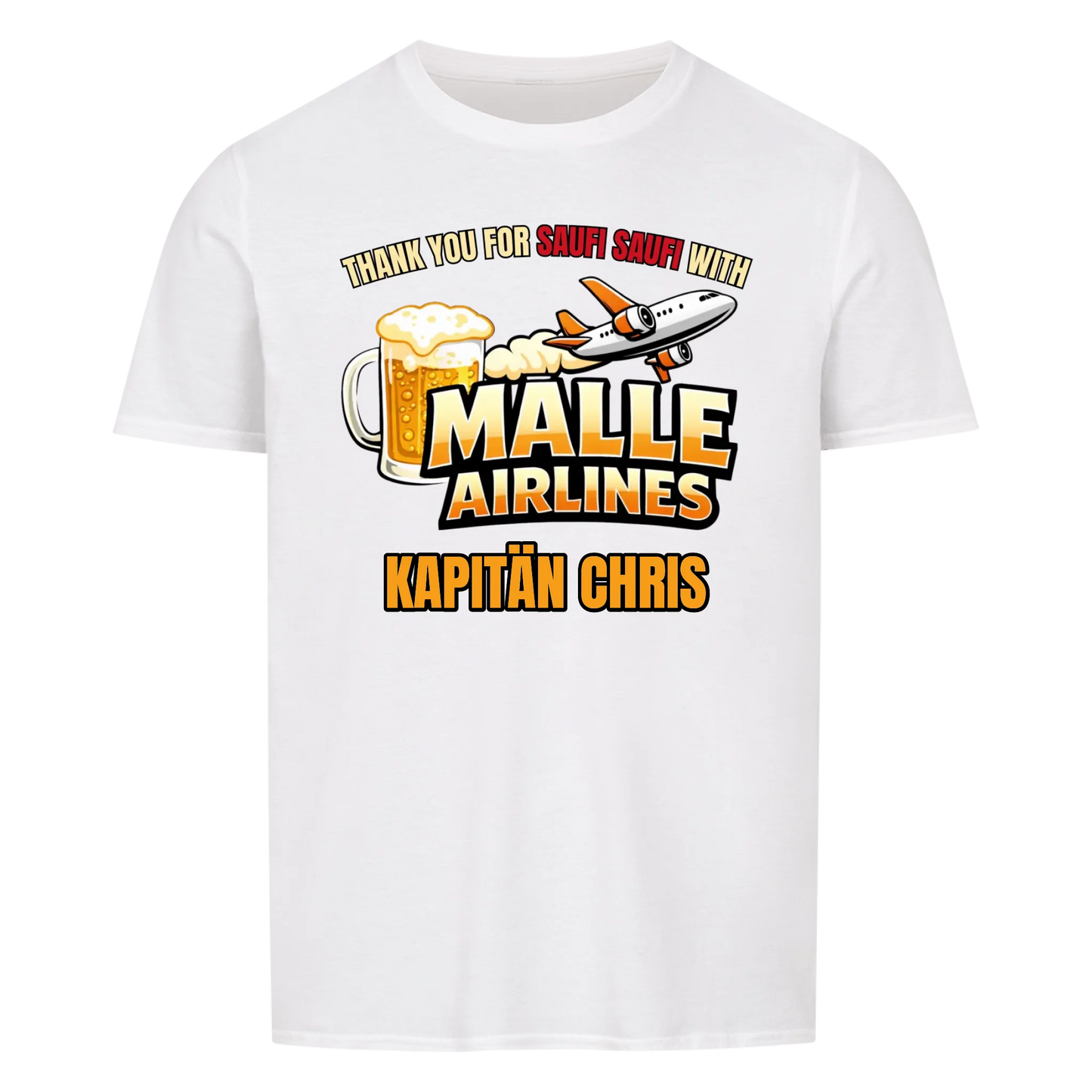 Thank you for Saufi Saufi with Malle Airlines -- T-Shirt Unisex