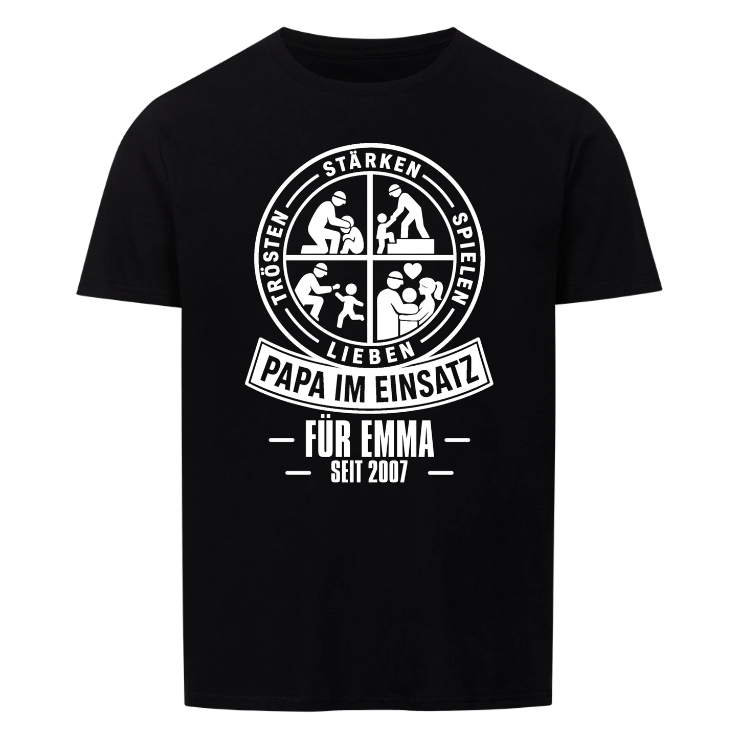 Papa im Einsatz -- T-Shirt Unisex