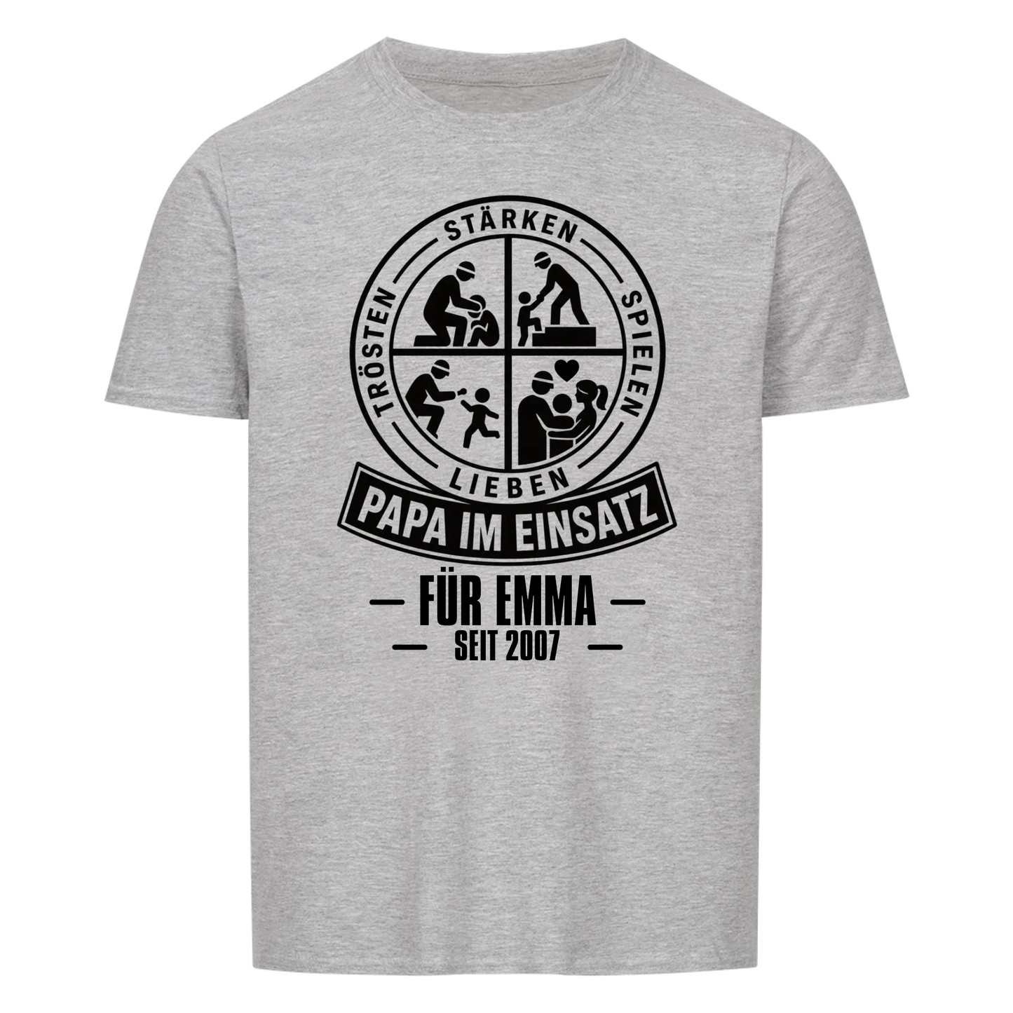 Papa im Einsatz -- T-Shirt Unisex