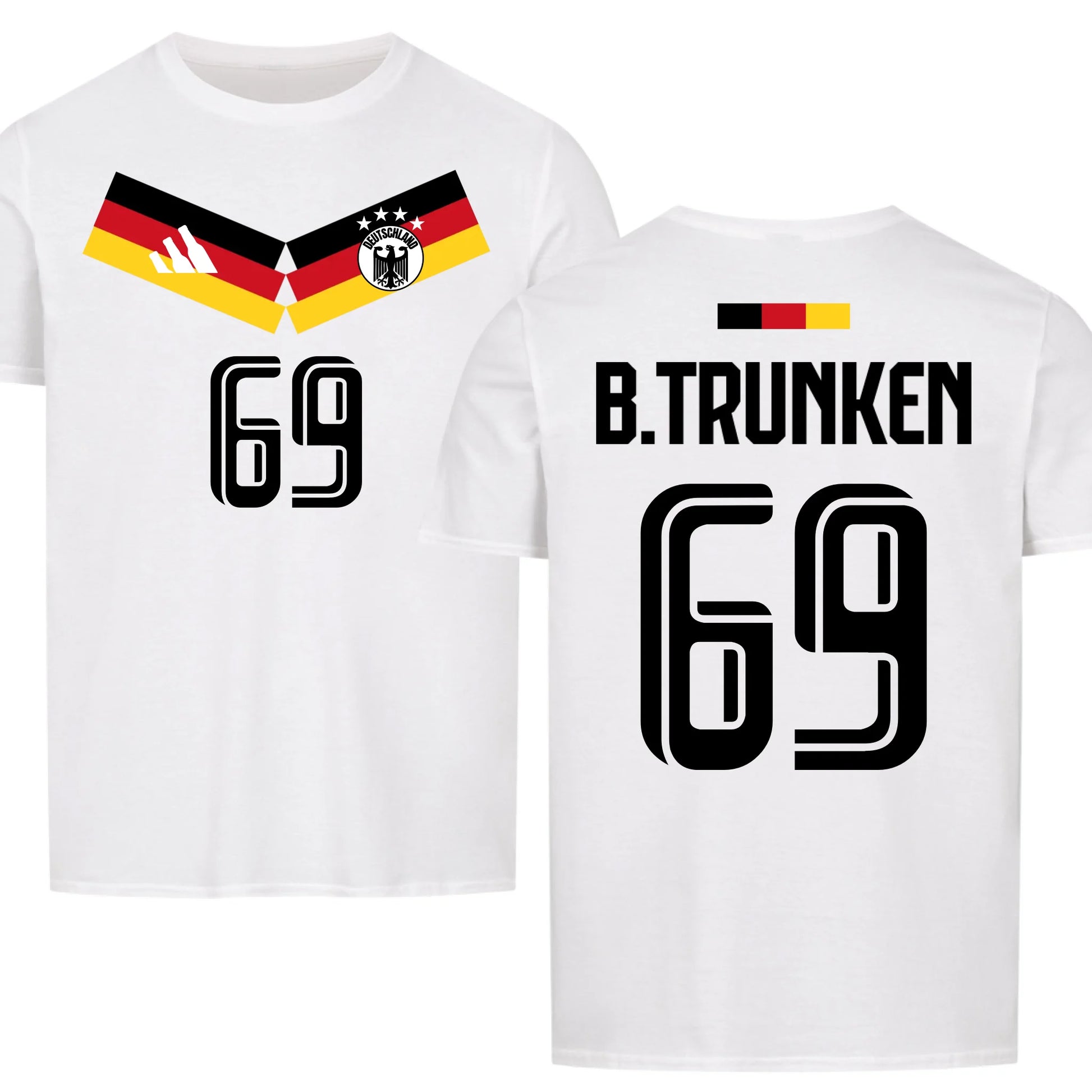 Front Rück weiss