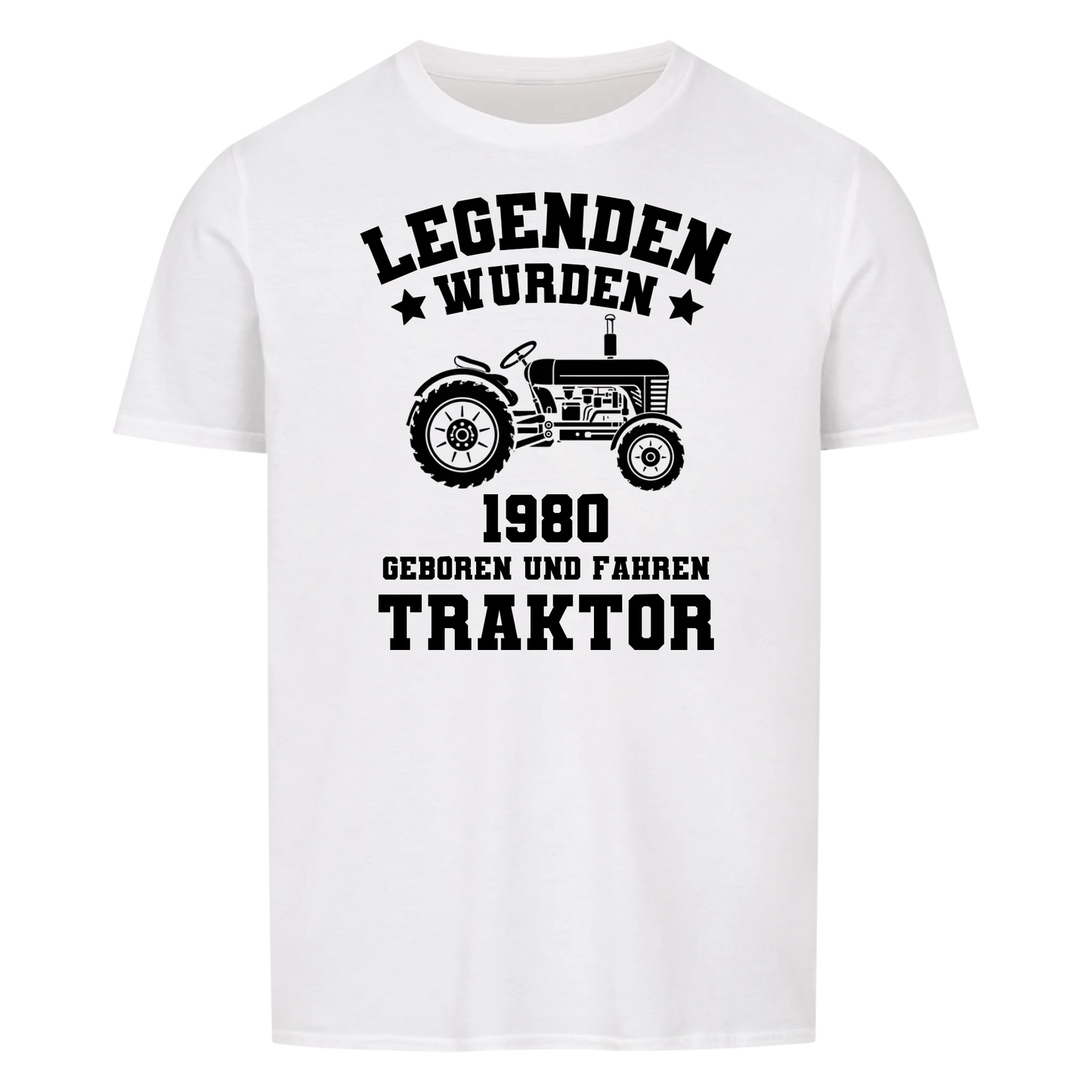 Legenden wurden Jahr geboren und fahren Traktor -- T-Shirt Unisex