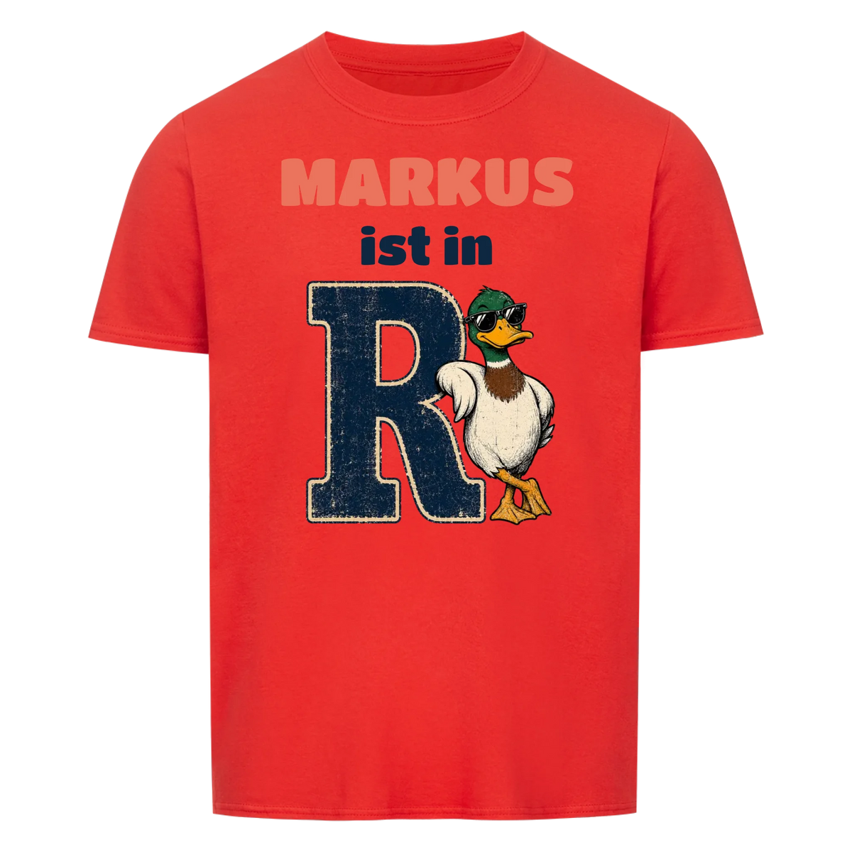 Ist in Rente -- T-Shirt Unisex personalisiert