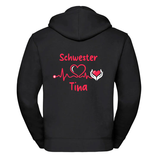 Russel Zipper Schwarz