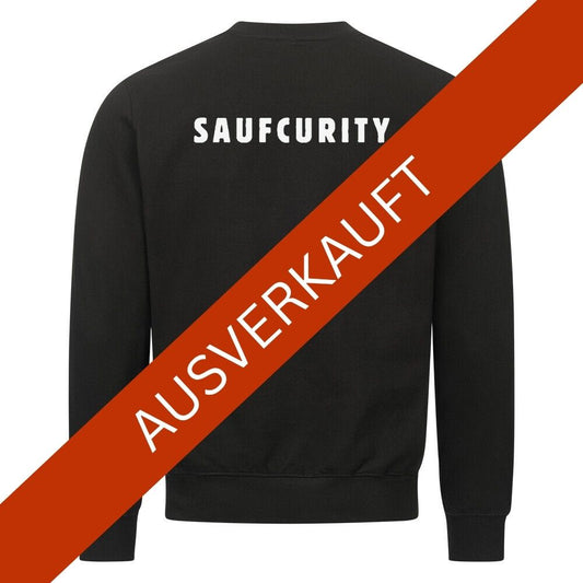 SAUFCURITY - Sweatshirt Rückendruck