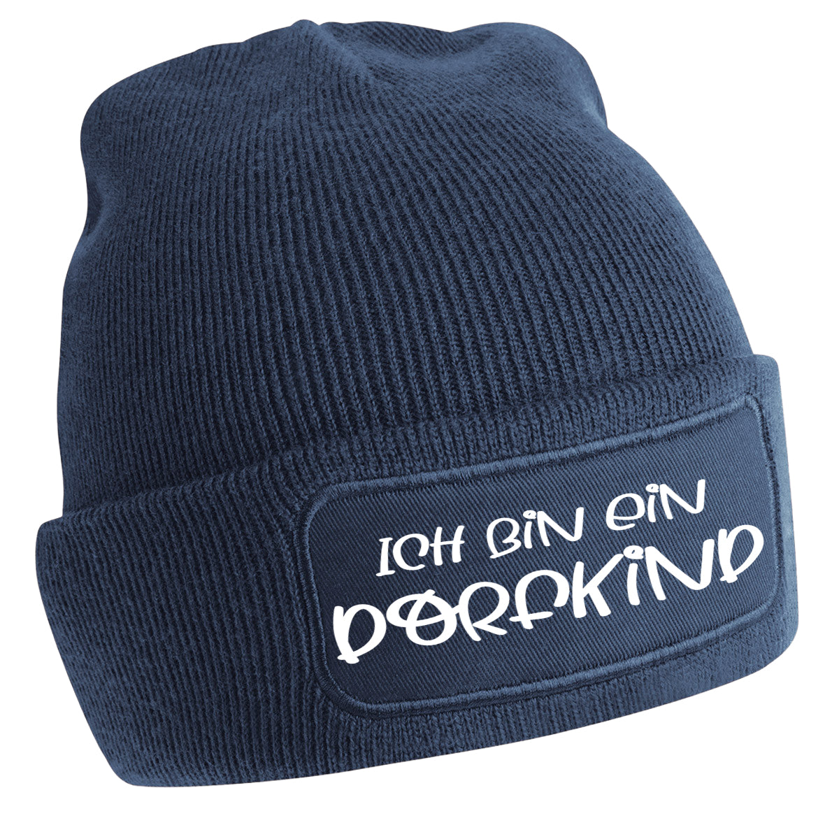 Patch Beanie - Ich bin ein Dorfkind