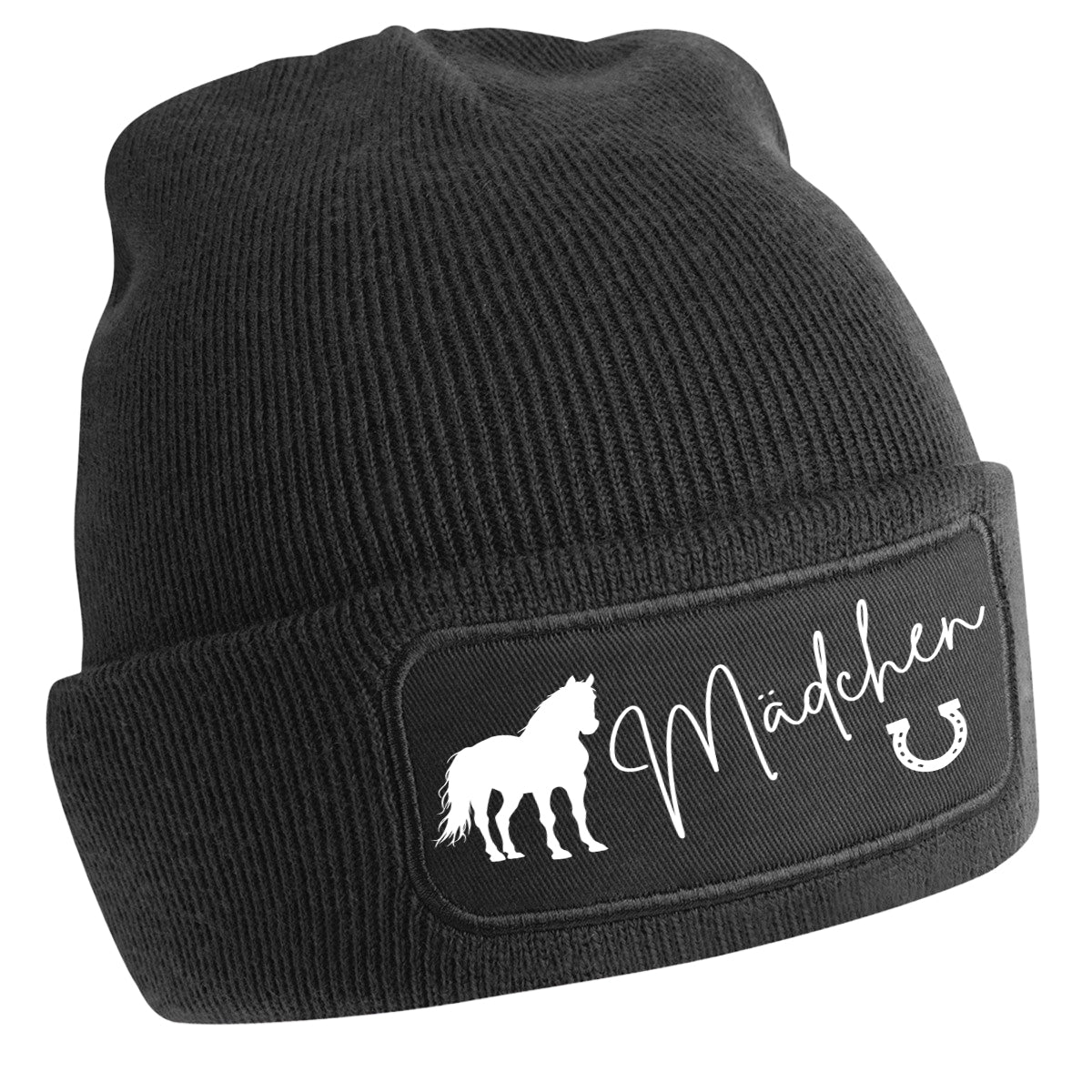 Patch Beanie - Pferdemädchen