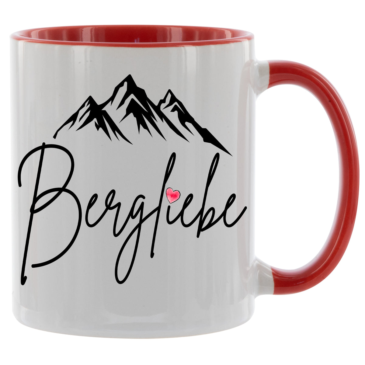 Bergliebe - Kaffeetasse verschiedene Farben - 330ml - Perfekt fürs Büro oder Wandern