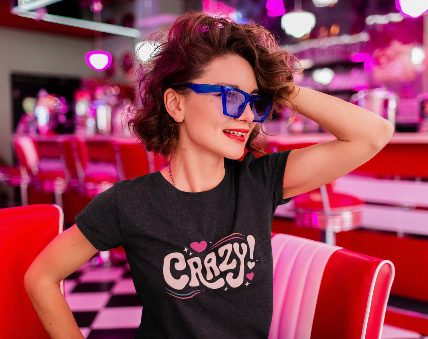 Crazy - Premium T-Shirt Women