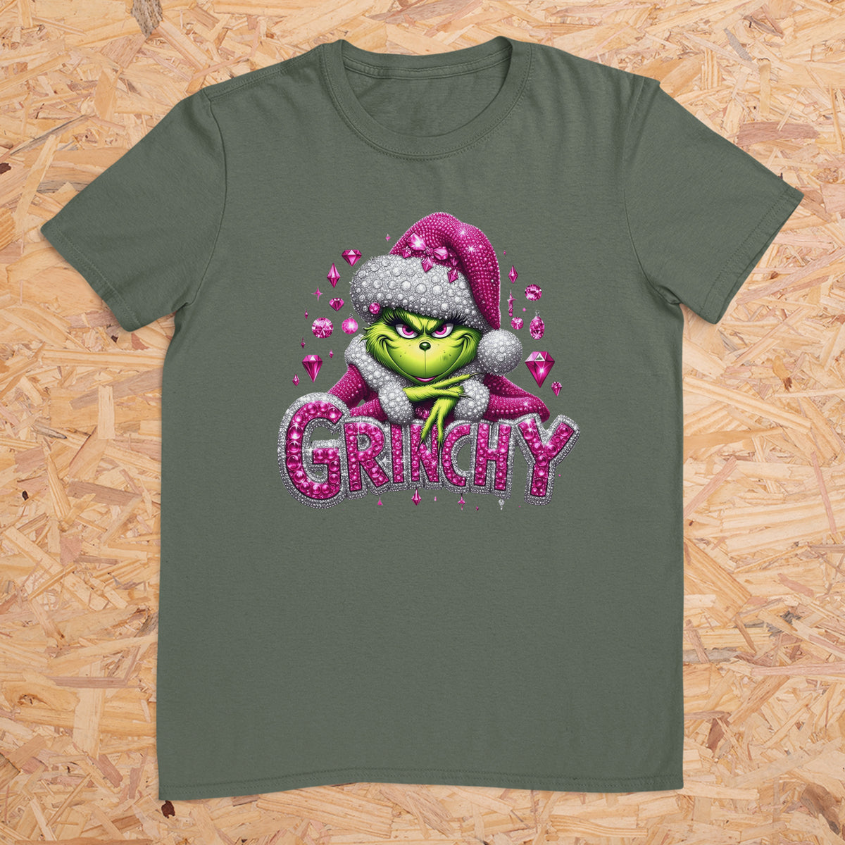 Grinchy (Pink) - T-Shirt Unisex für Männer und Frauen