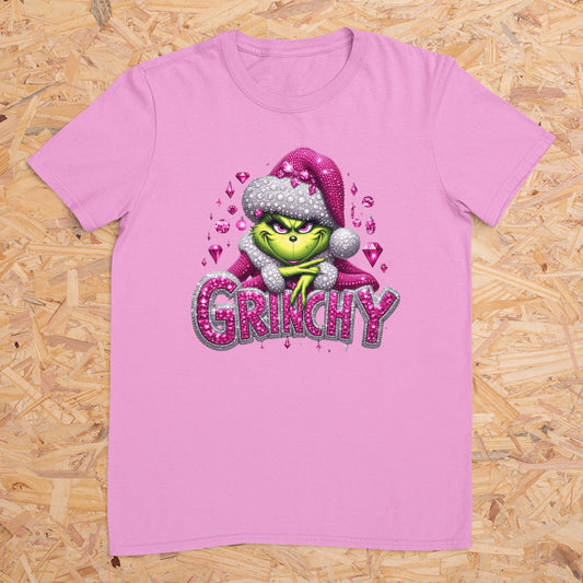 Grinchy (Pink) - T-Shirt Unisex für Männer und Frauen