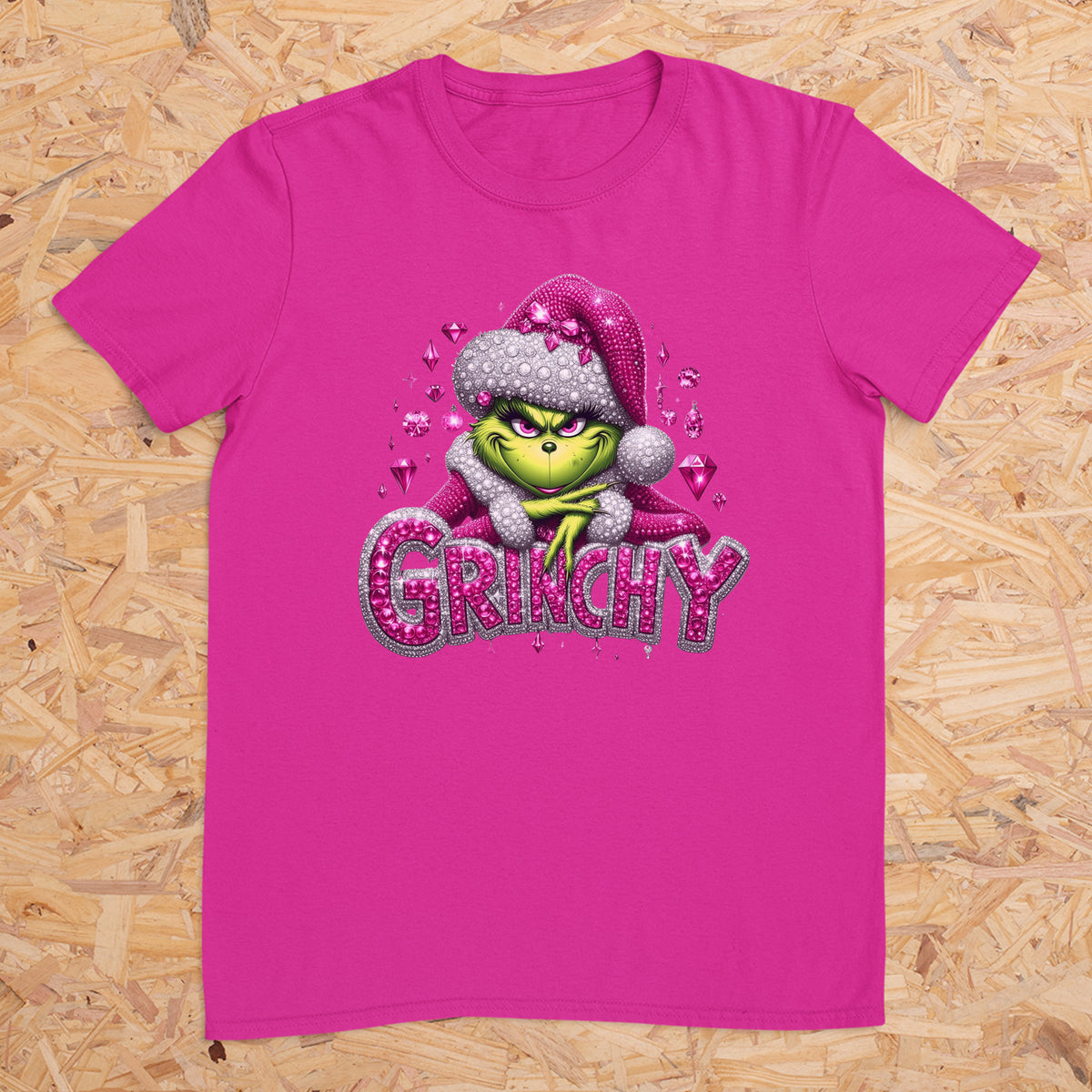 Grinchy (Pink) - T-Shirt Unisex für Männer und Frauen
