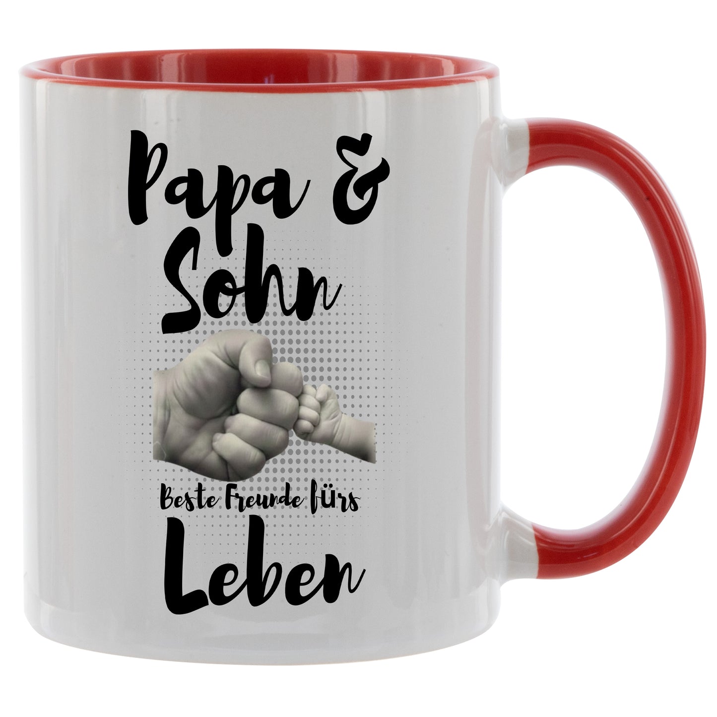 Papa & Sohn - Beste Freunde fürs Leben - Kaffeetasse verschiedene Farben - 330ml