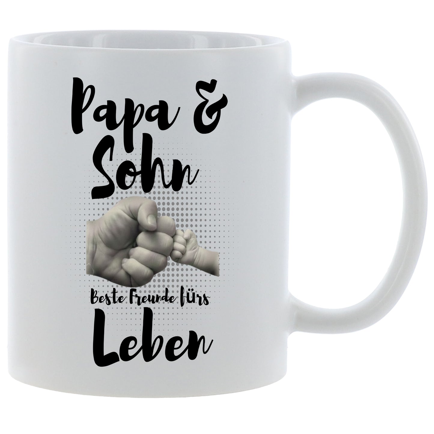 Papa & Sohn - Beste Freunde fürs Leben - Kaffeetasse verschiedene Farben - 330ml