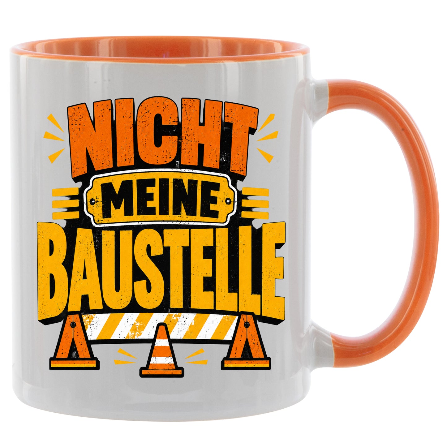 Nicht meine Baustelle - Kaffeetasse verschiedene Farben - 330ml - Perfekt fürs Büro