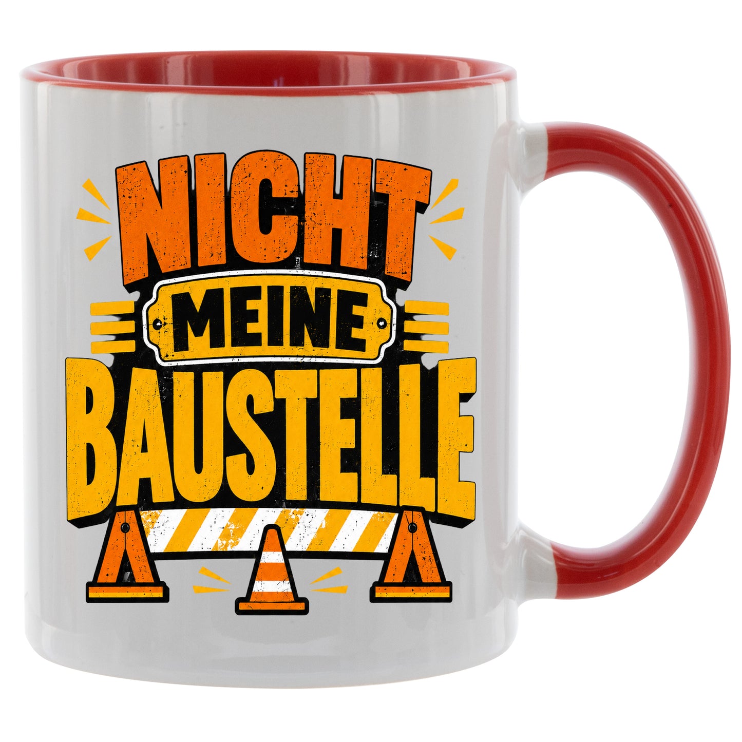 Nicht meine Baustelle - Kaffeetasse verschiedene Farben - 330ml - Perfekt fürs Büro