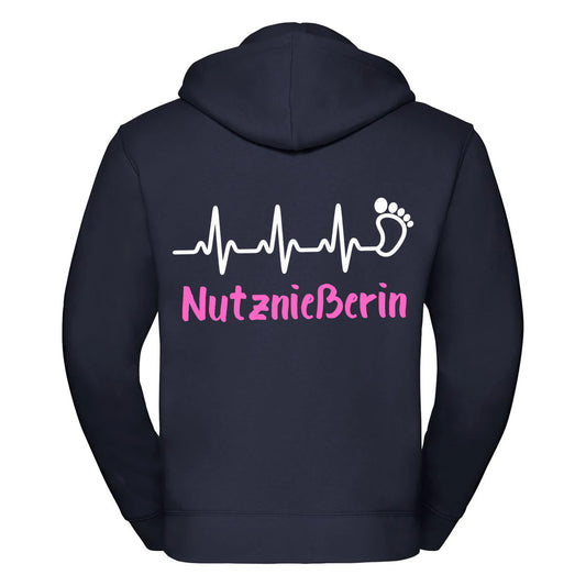 Nutznießerin Hebamme / Kreissaal-- Zipper Hoodie / Weste Unisex