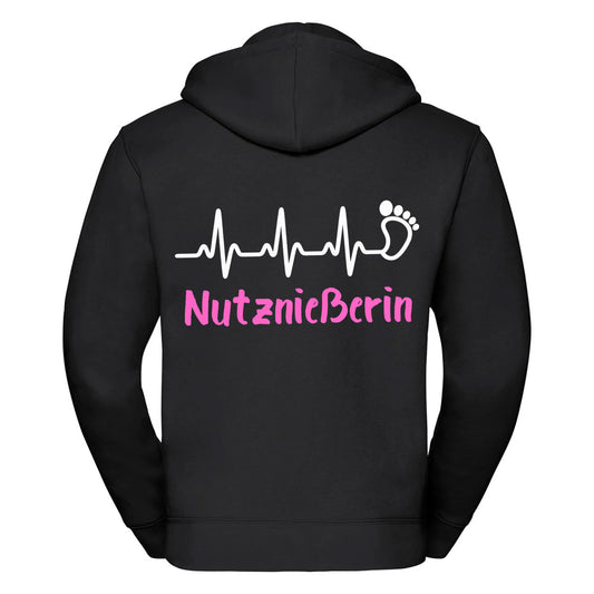Nutznießerin Hebamme / Kreissaal-- Zipper Hoodie / Weste Unisex