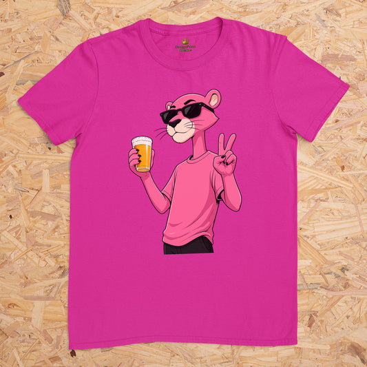 Panther Peace Bier -- T-Shirt Unisex