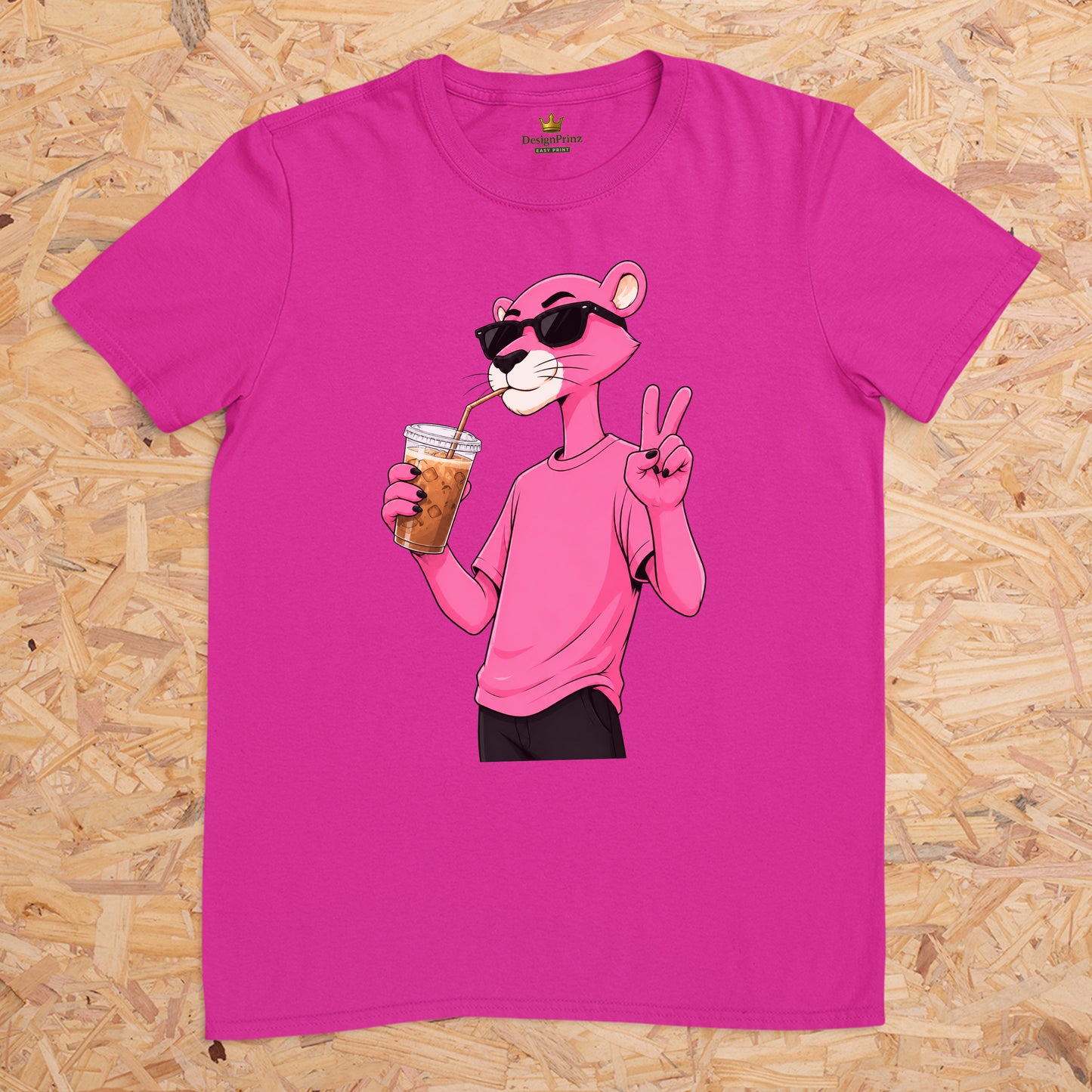 Panther Peace iced coffee -- T-Shirt Unisex