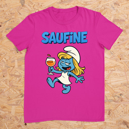 Saufine - T-Shirt Unisex – Lustiges Partyshirt für Männer & Frauen