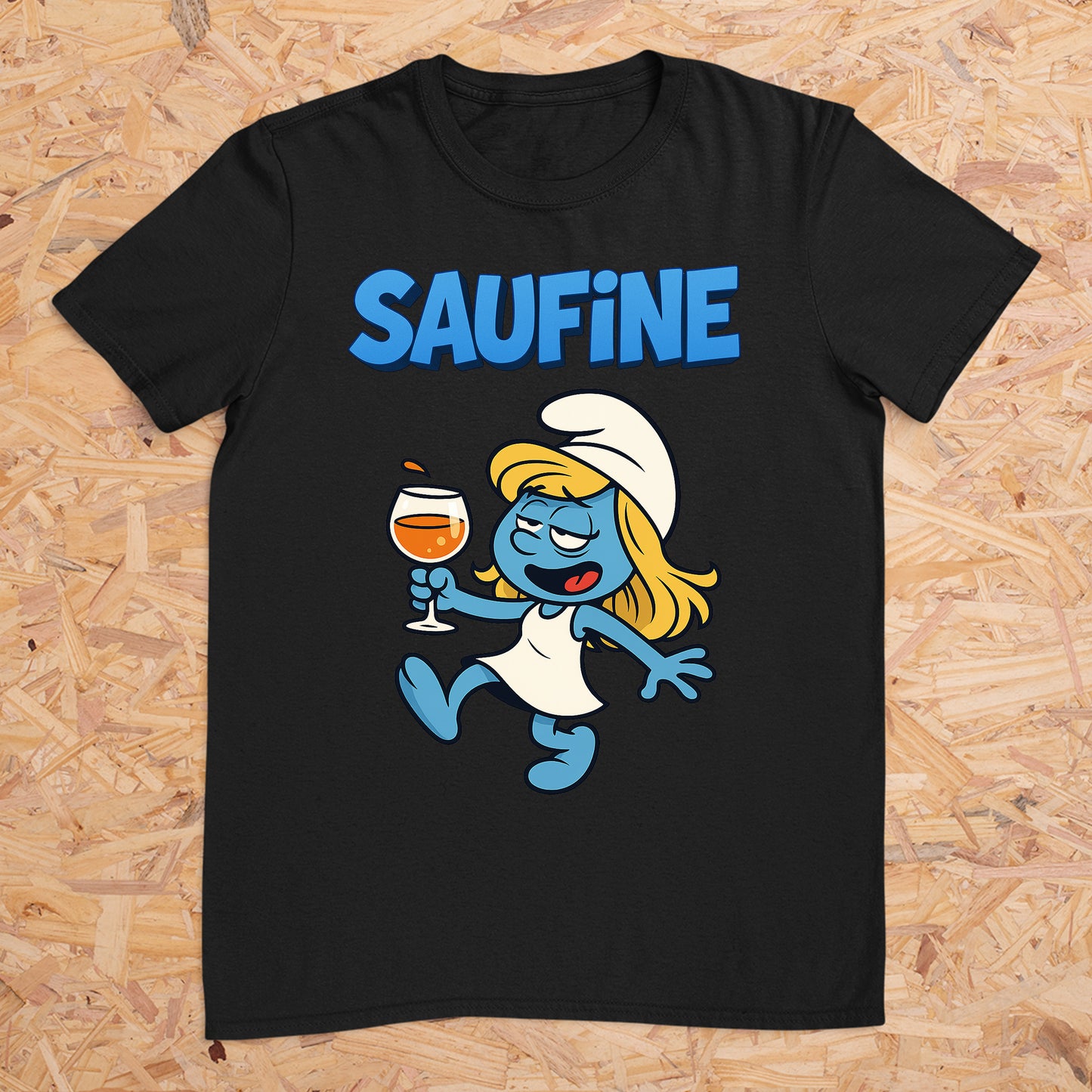 Saufine - T-Shirt Unisex – Lustiges Partyshirt für Männer & Frauen