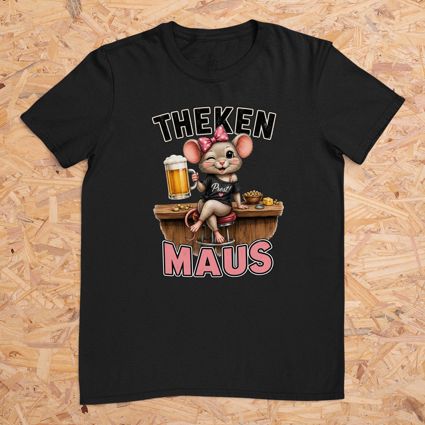 Theken Maus (Bier) -- T-Shirt Unisex