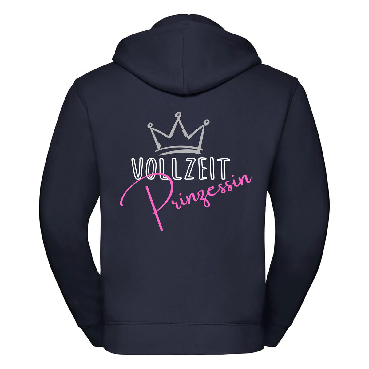 Vollzeitprinzessin -- Zipper Hoodie / Weste Unisex
