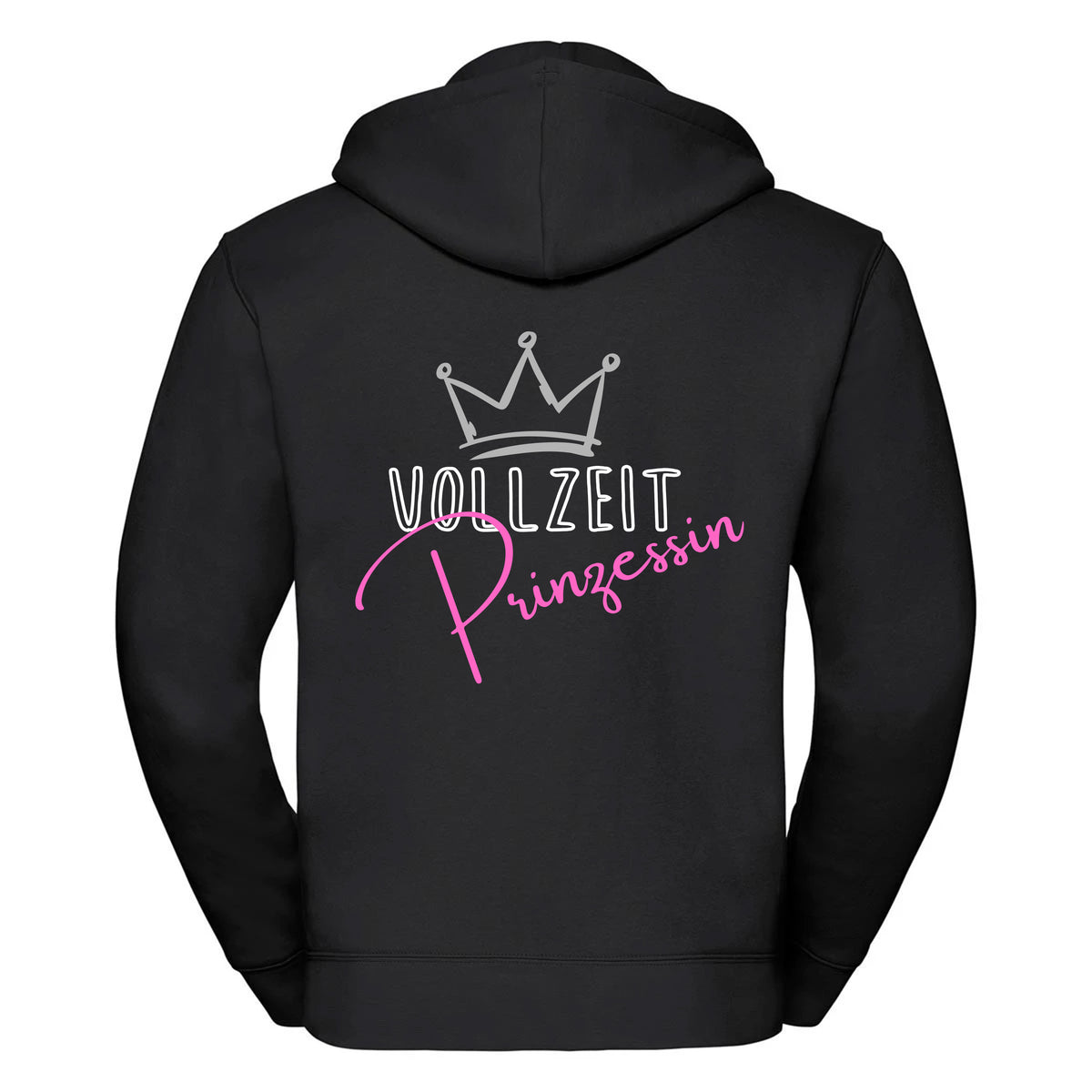 Vollzeitprinzessin -- Zipper Hoodie / Weste Unisex