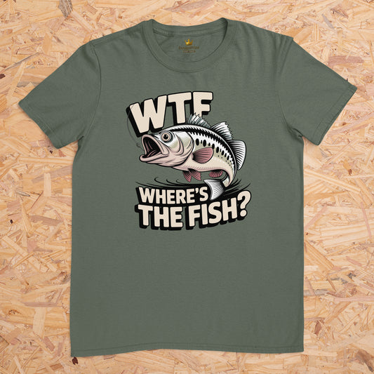 WTF Where's the Fish -- T-Shirt Unisex