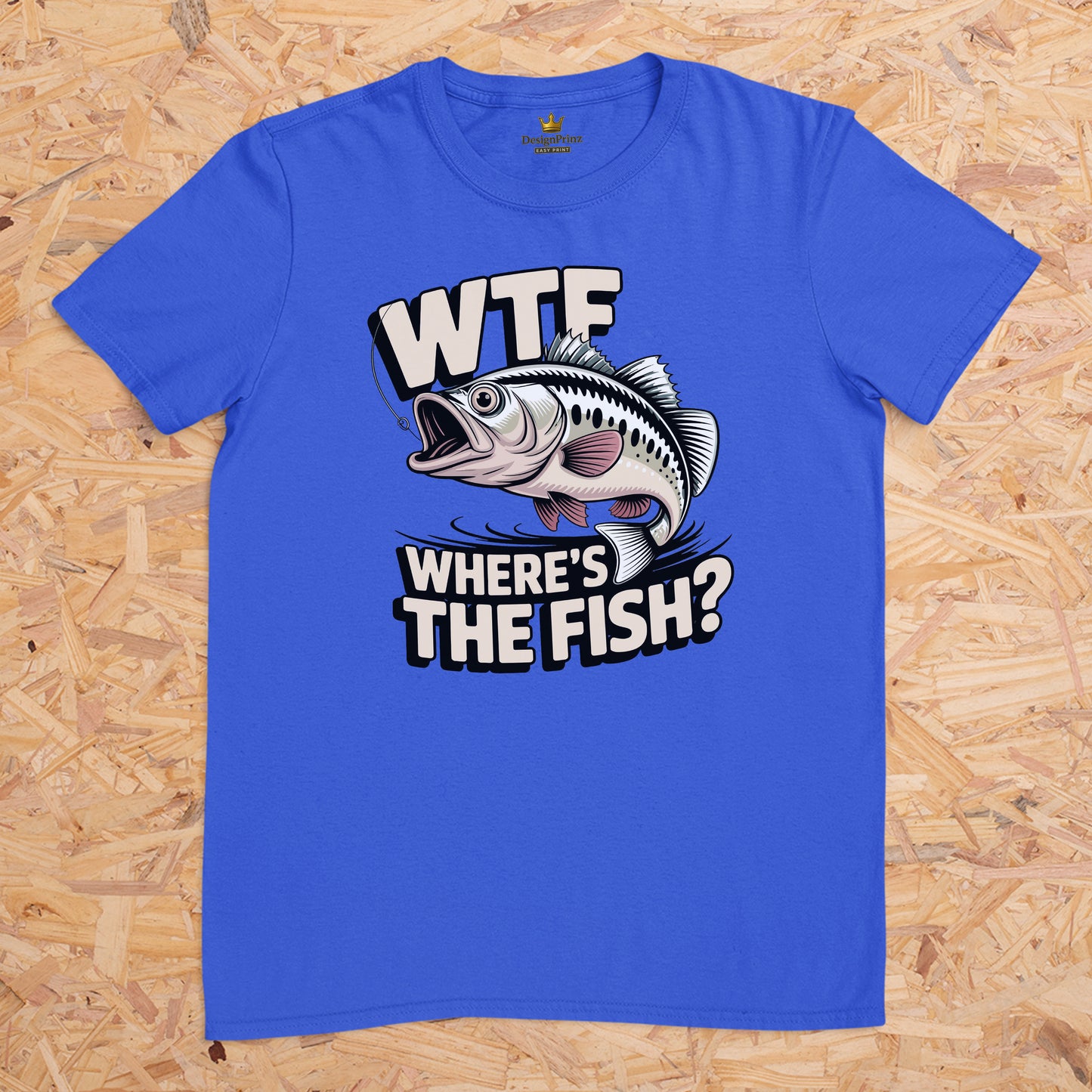 WTF Where's the Fish -- T-Shirt Unisex