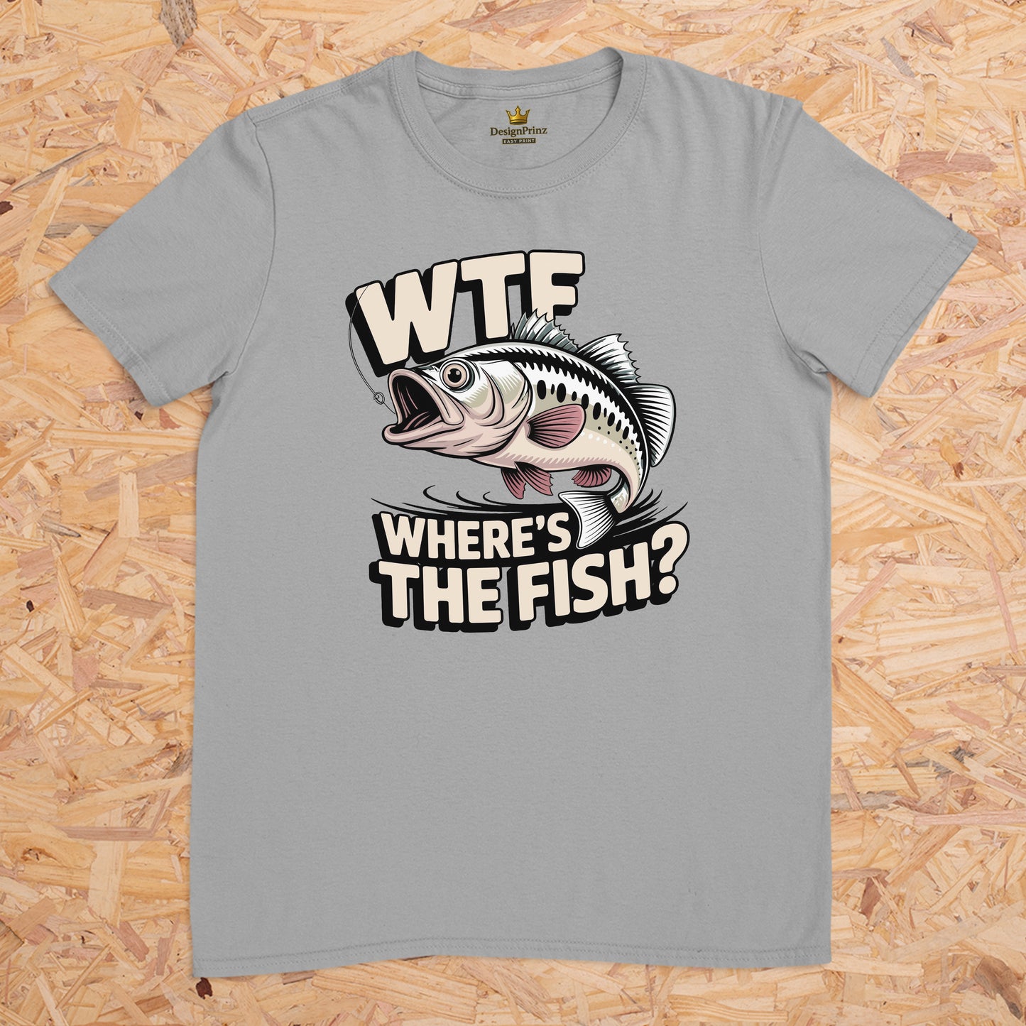 WTF Where's the Fish -- T-Shirt Unisex