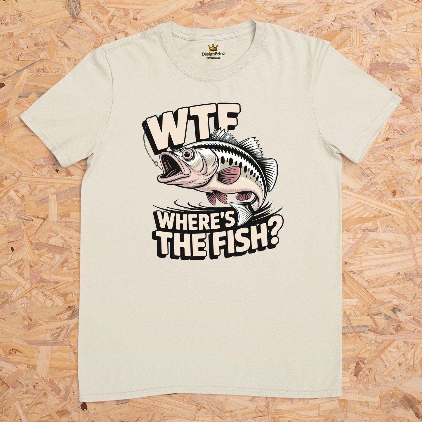 WTF Where's the Fish -- T-Shirt Unisex