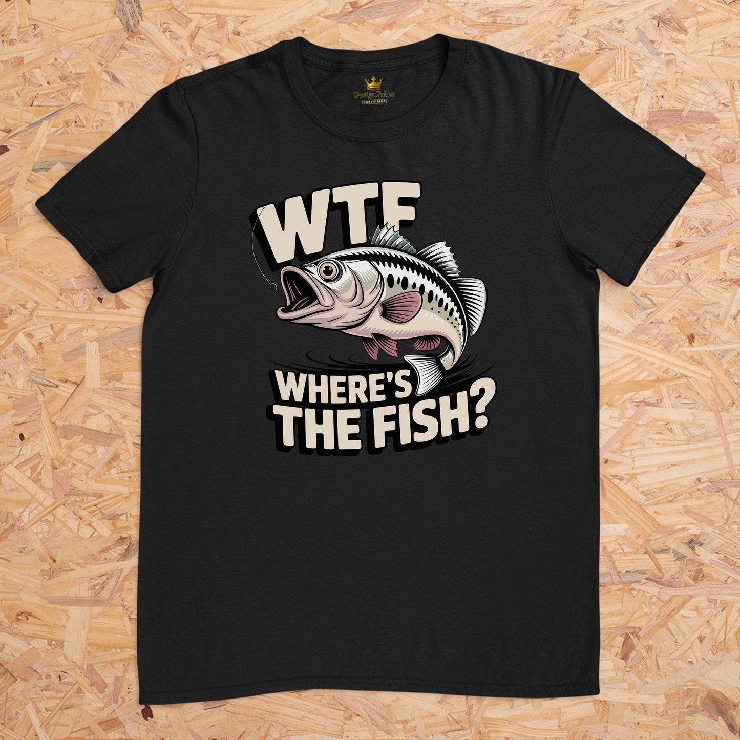 WTF Where's the Fish -- T-Shirt Unisex