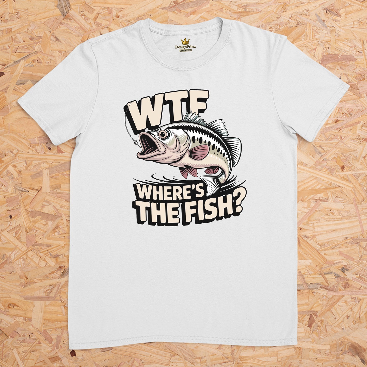 WTF Where's the Fish -- T-Shirt Unisex